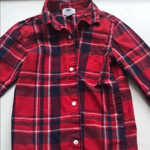 Old Navy long sleeve button down (kids)